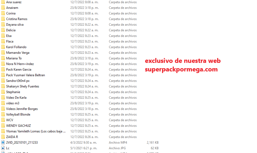 52 Superpack de Morritas Caseras y Colegialas Reales Con su Facebook